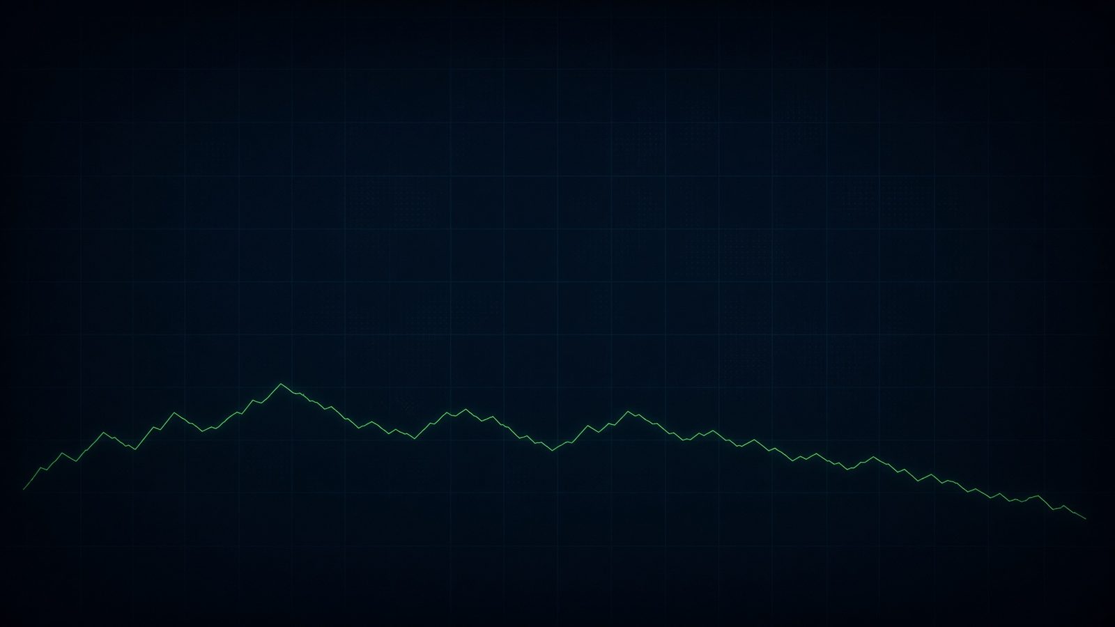 Dark navy background with a faint chart grid.